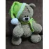 Мягкая игрушка мишка из гипоаллергенной пряжи плюшевый