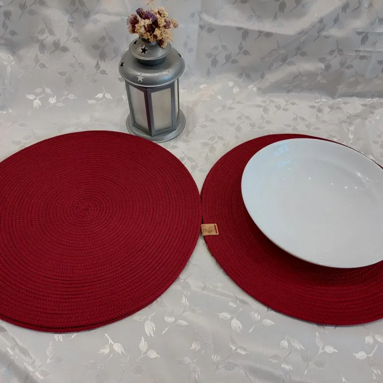 Комплект для сервировки стола: салфетки сервировочные (плейсматы), корзинка для хлеба