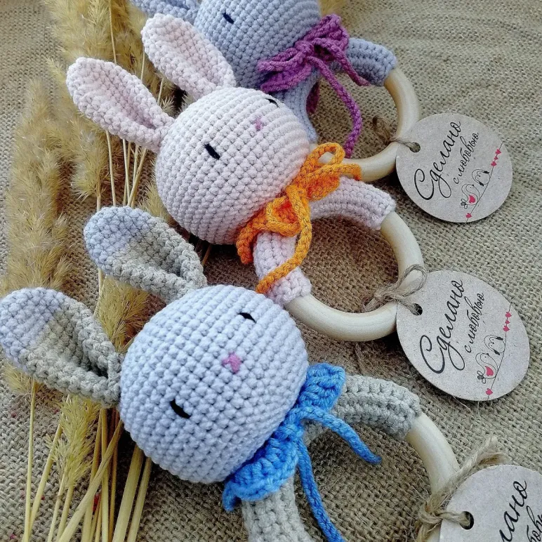 Погремушка зайчик