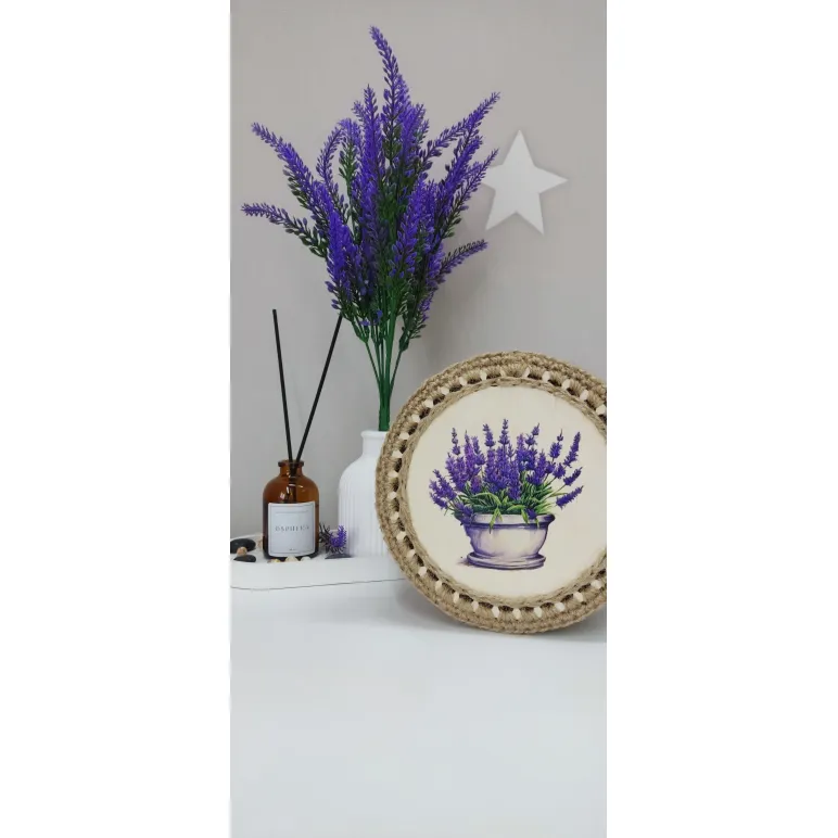 Корзина-шкатулка из джута Прованс.1.