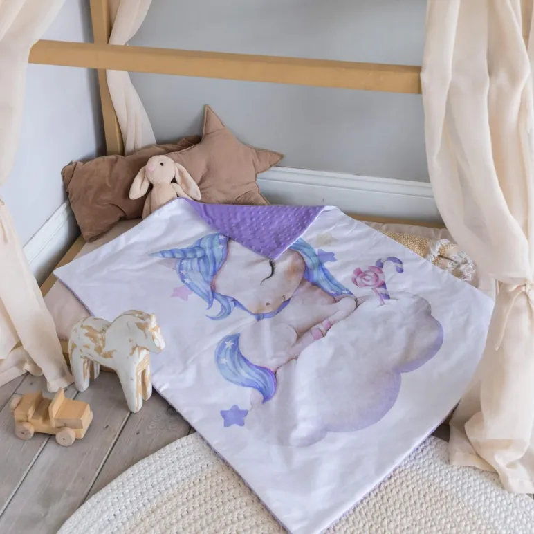 Детский плед ручной работы