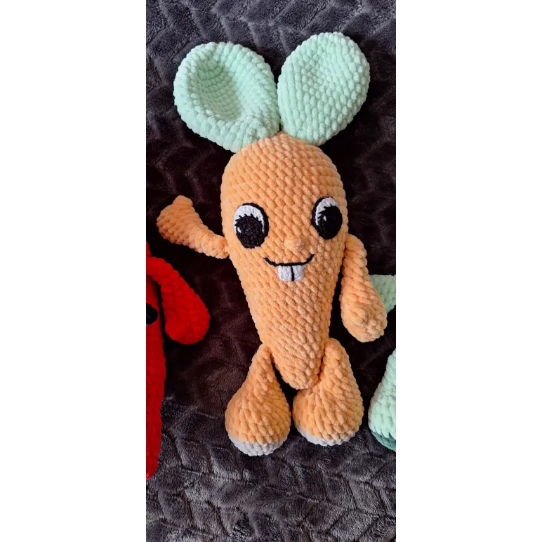 Игрушка амигуруми вязанная овощи