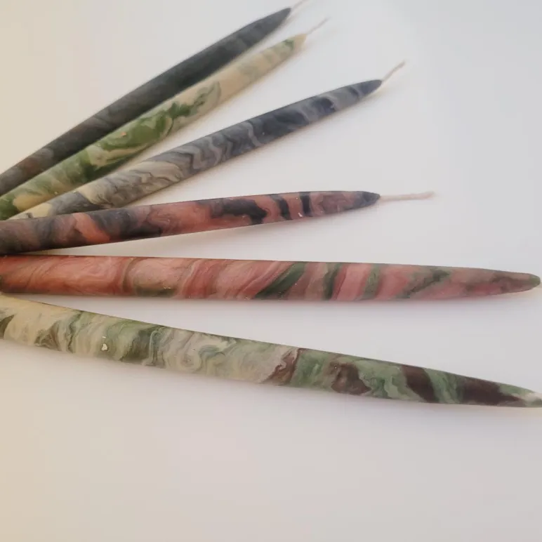 Свеча катанка восковая (ручная работа)