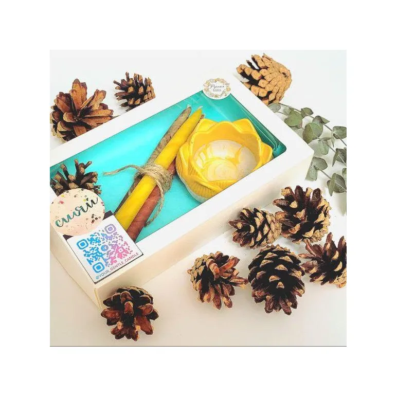 Свеча катанка восковая (ручная работа)