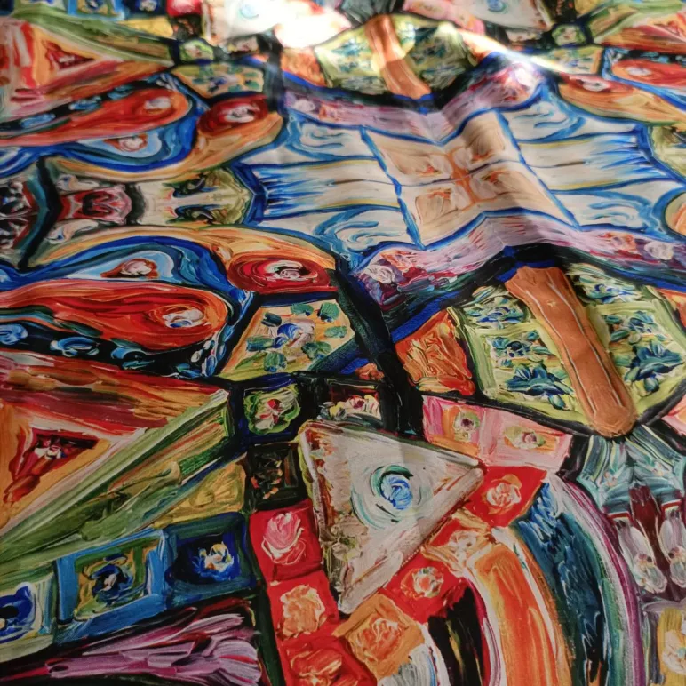 Авторский платочек, дизайн Ирины Кузиной 4