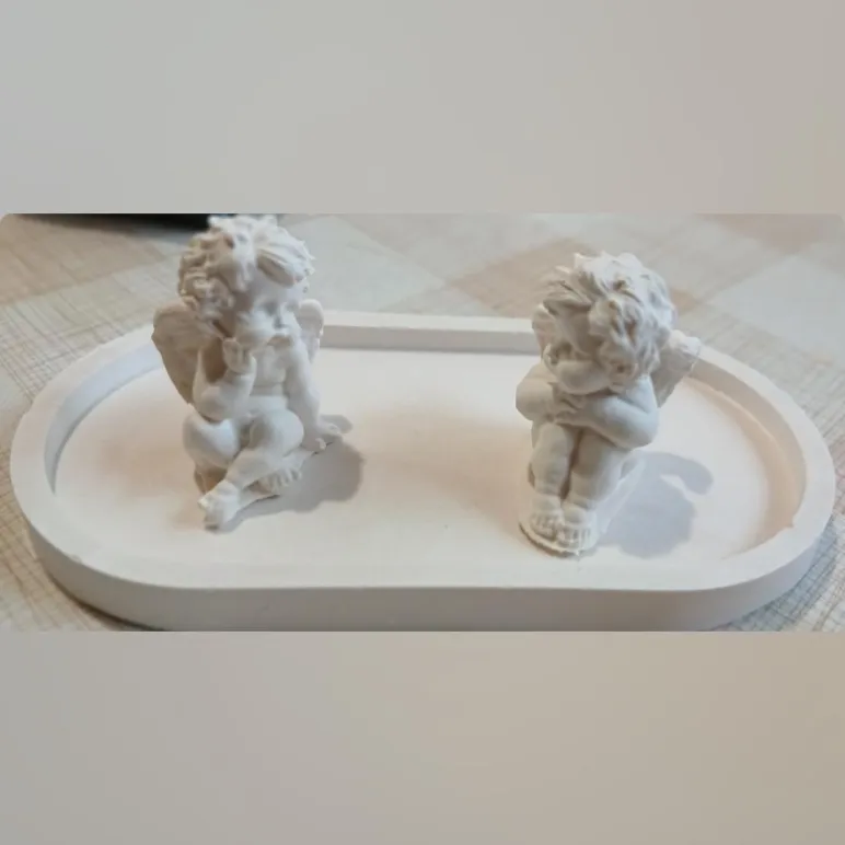 Ангелочки из гипса для интерьера