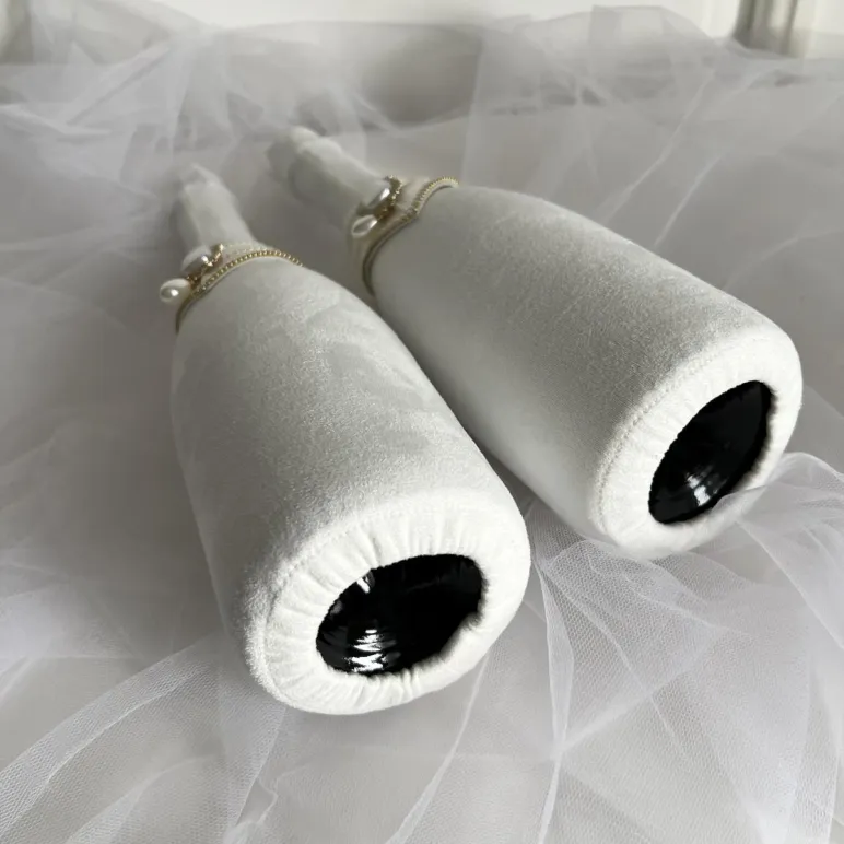 Свадебные чехлы на шампанское