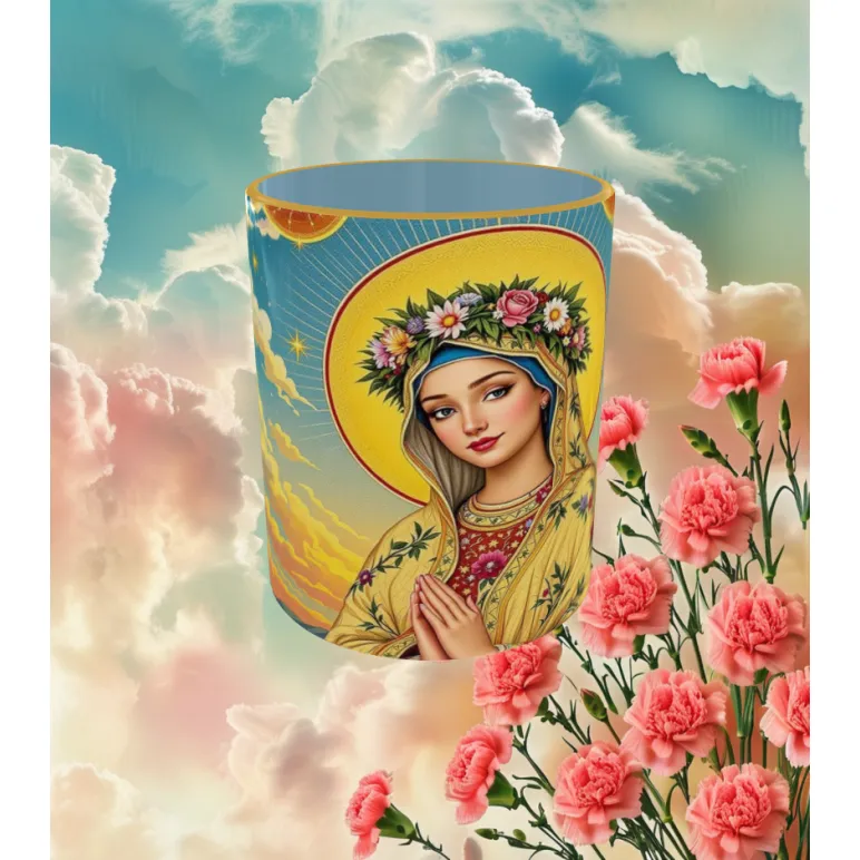 КРУЖКА БОГОРОДИЦА С  ПРИНТОМ Кружка Богородица с  принтом