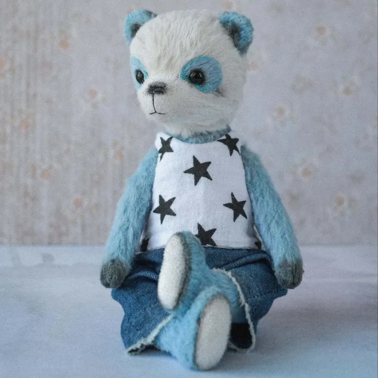 Мягкая игрушка Мишка панда в технике тедди