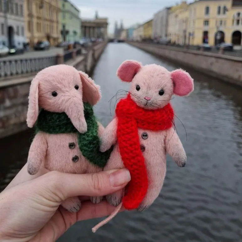 Мягкая игрушка Слонёнок — компаньон для путешествий