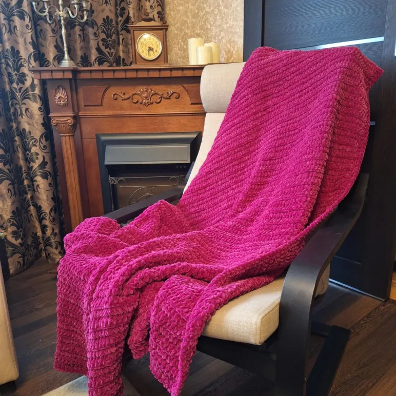 Плед "Фуксия" , детский180*140 в упаковке сумка