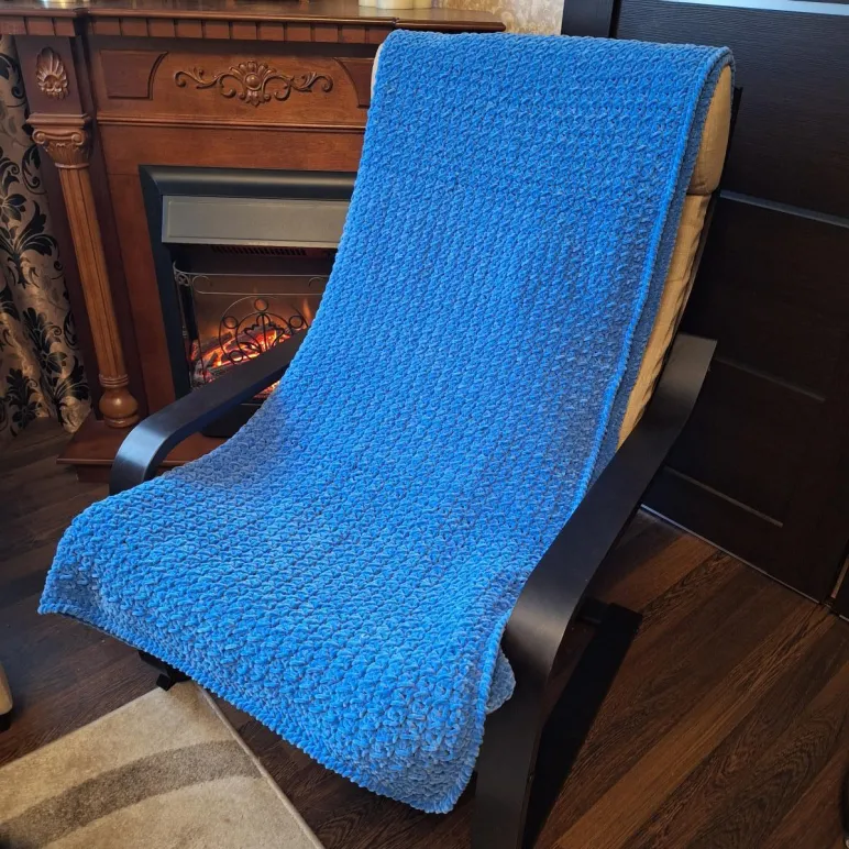 Плед "Море", детский 135*135 в упаковке сумка