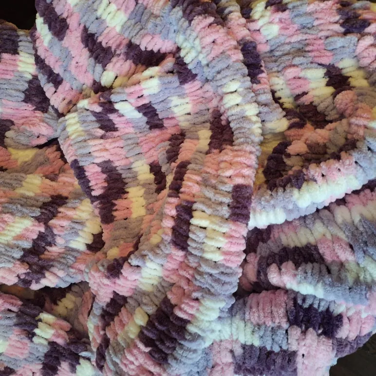 Плед "Сирень" 220*190 в упаковке сумка