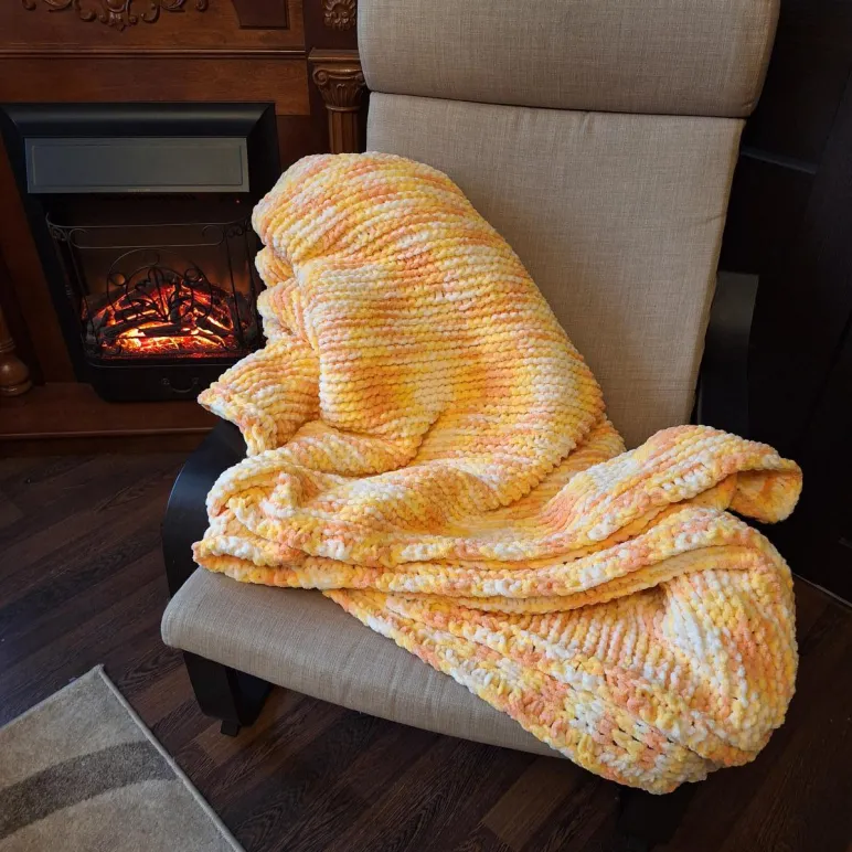 Плед "Солнце" 230*180 в упаковке сумка