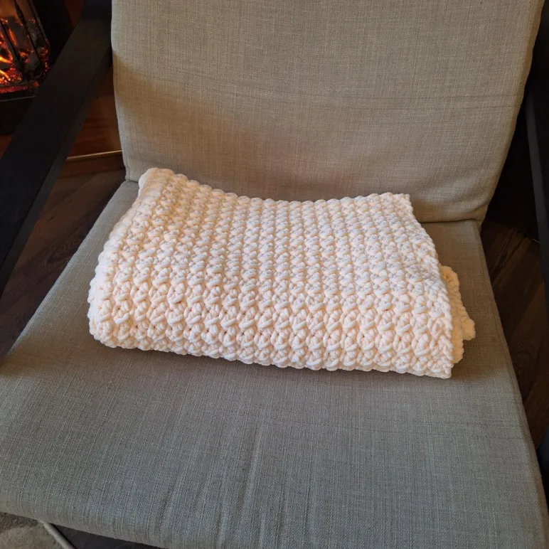 Плед "Нежность", для новорождённых 92*87 в упаковке сумка