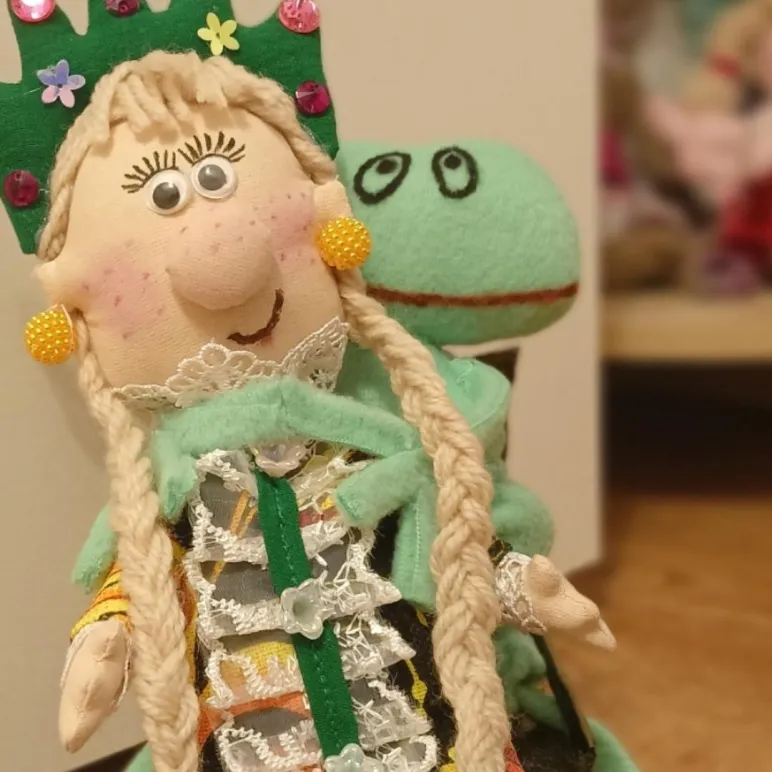 Кукла Царевна с лягушкой