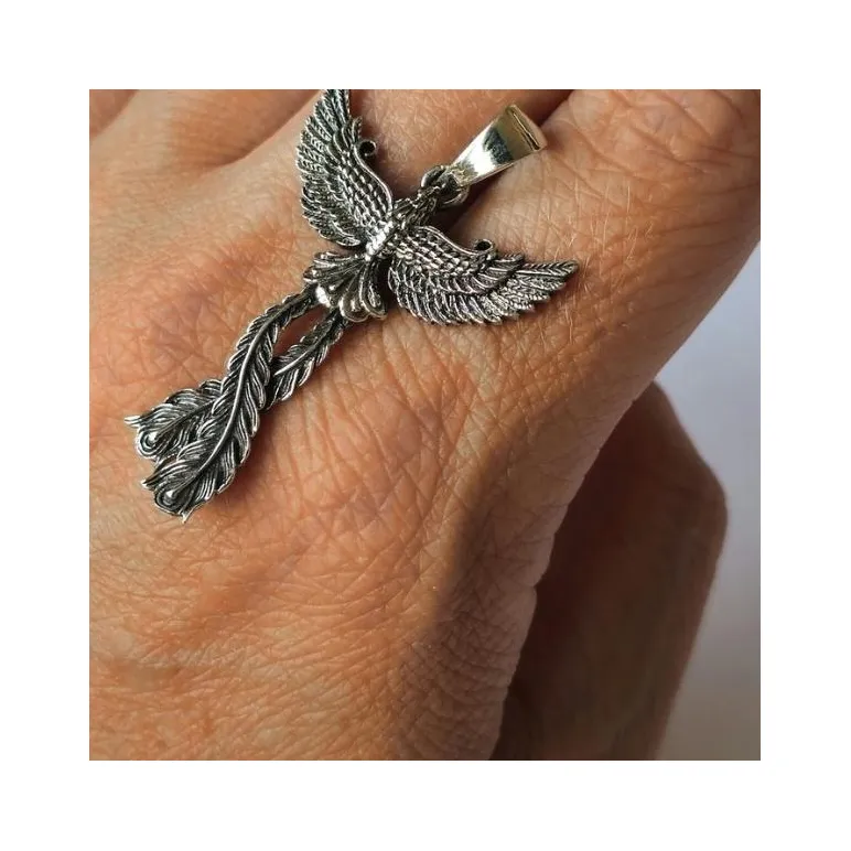 Кулон из серебра "Феникс"