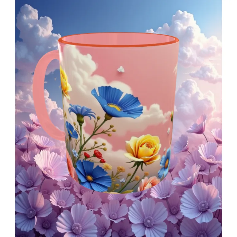 КРУЖКА ЯРКИЕ ЦВЕТЫ Кружка яркие цветы