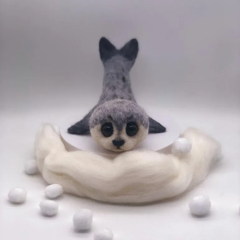Войлочная игрушка: Морской котик