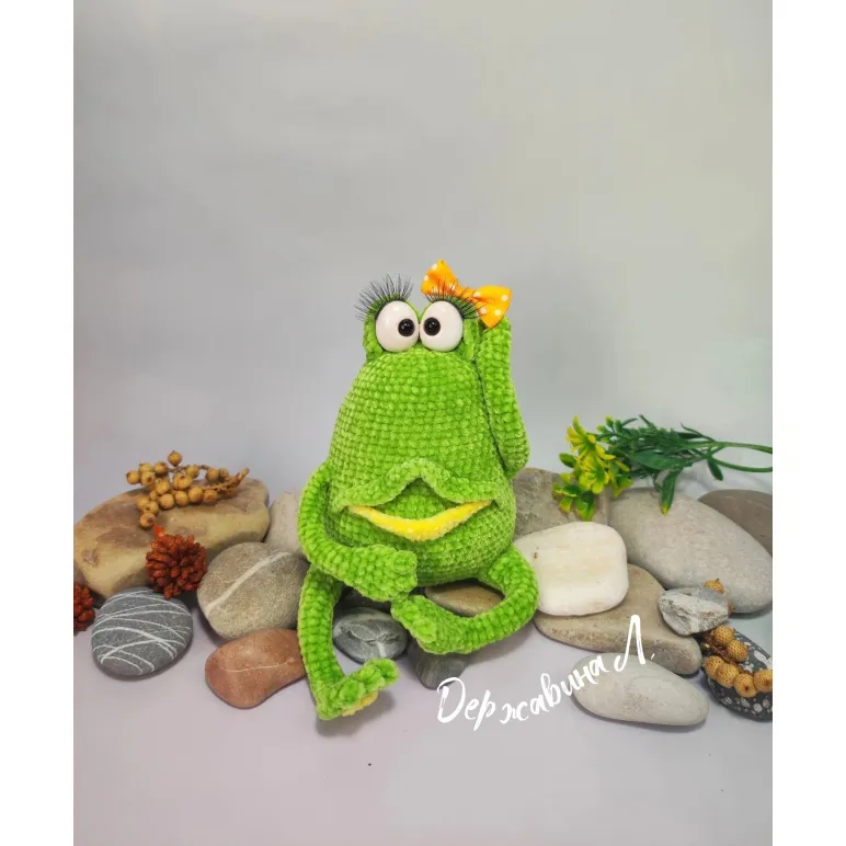 Интерьерная игрушка Лягушка