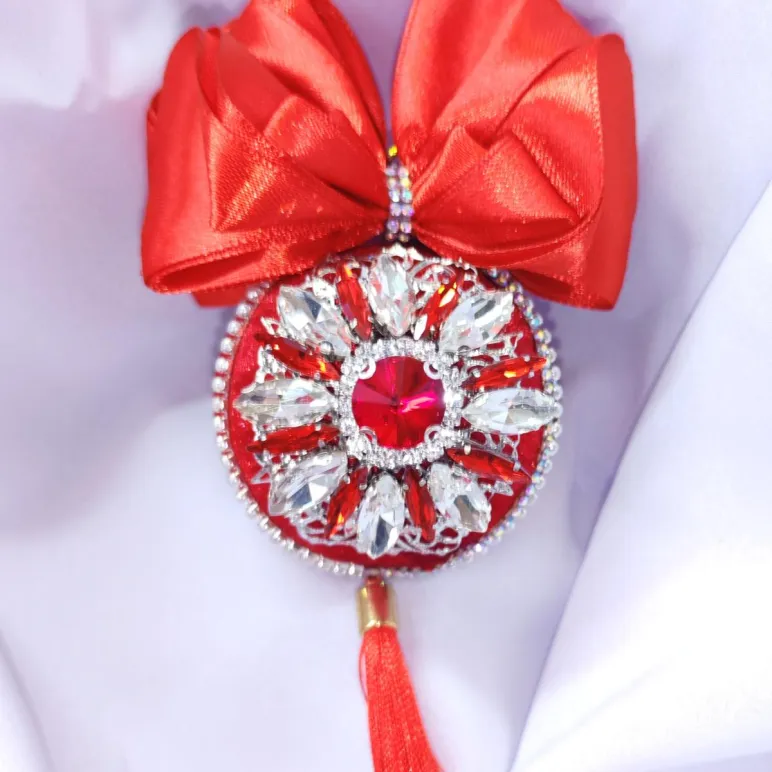 Набор новогодних шаров ручная работа