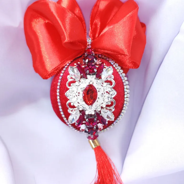 Набор новогодних шаров ручная работа