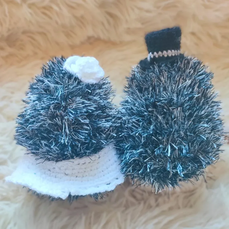 Ёжики жених и невеста