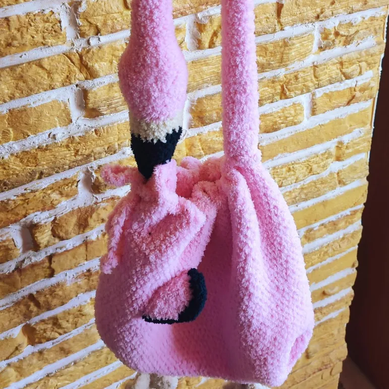 Сумка-мешок Фламинго