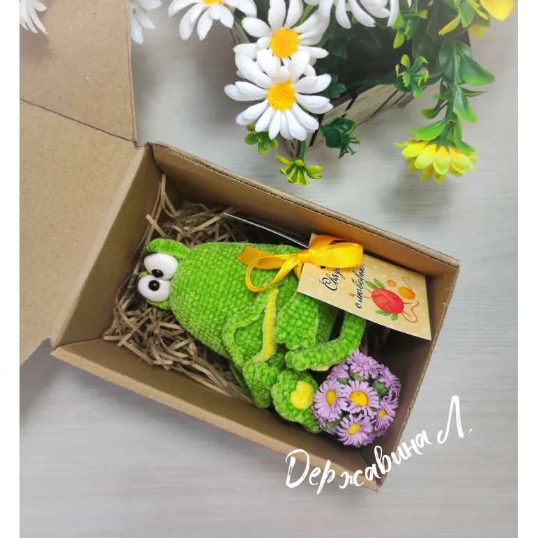 Интерьерная игрушка Лягушка