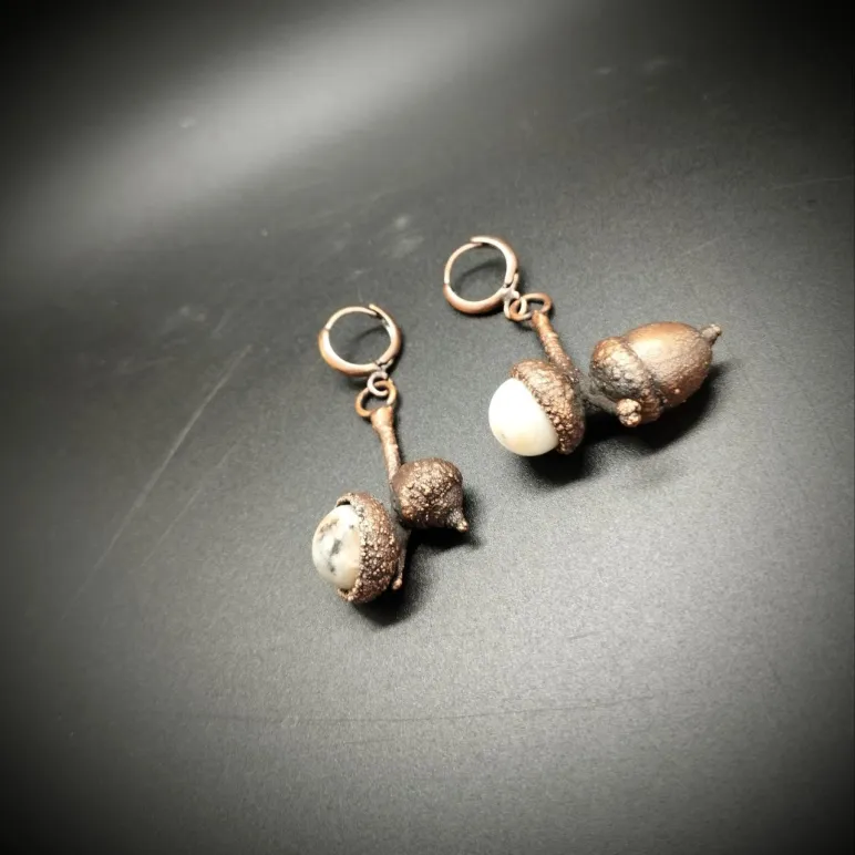 Серьги с амазонитом, швензы антиалергенные