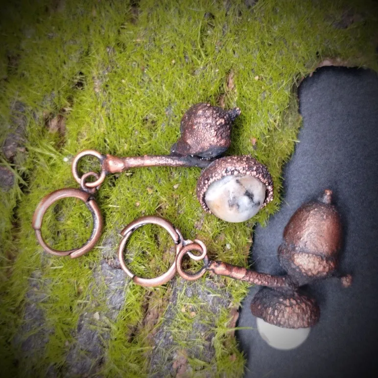 Серьги с амазонитом, швензы антиалергенные