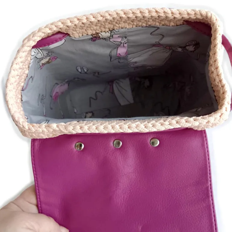 Рюкзак вязанный