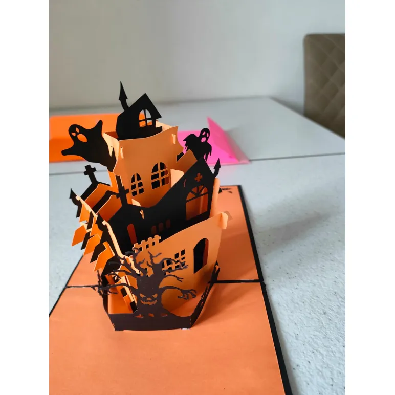 Поздравительная POP-UP открытка HELLOWEEN