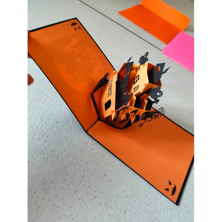 Поздравительная POP-UP открытка HELLOWEEN