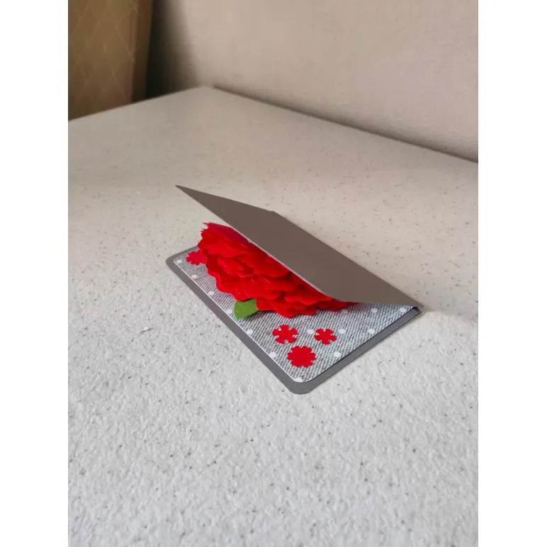 Поздравительная POP-UP открытка, выполненная в дизайне "KAGISIPPO"