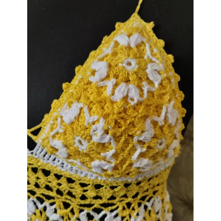 Топ вязаный женский