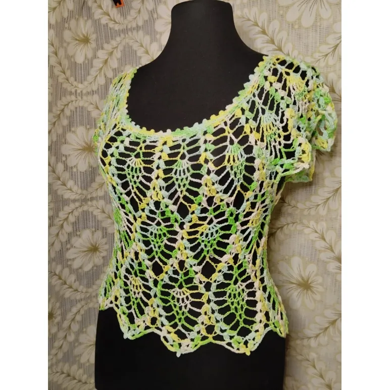 Топ вязаный женский