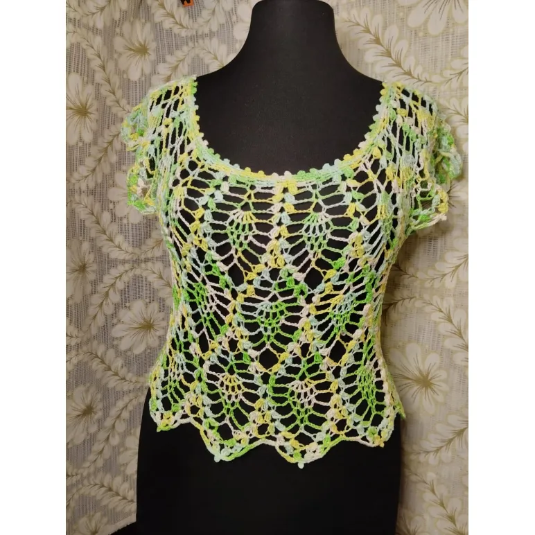 Топ вязаный женский