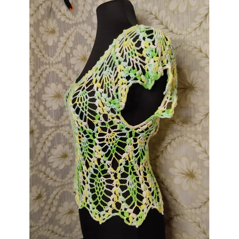 Топ вязаный женский