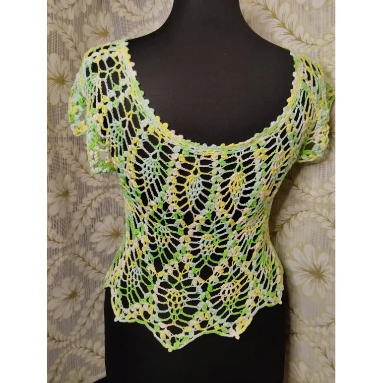 Топ вязаный женский