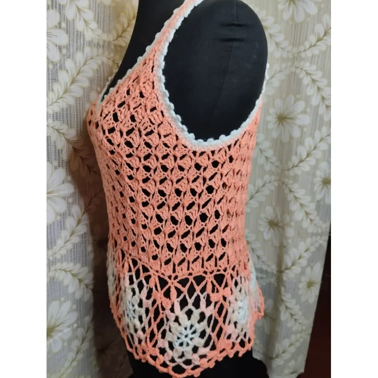 Топ вязаный женский