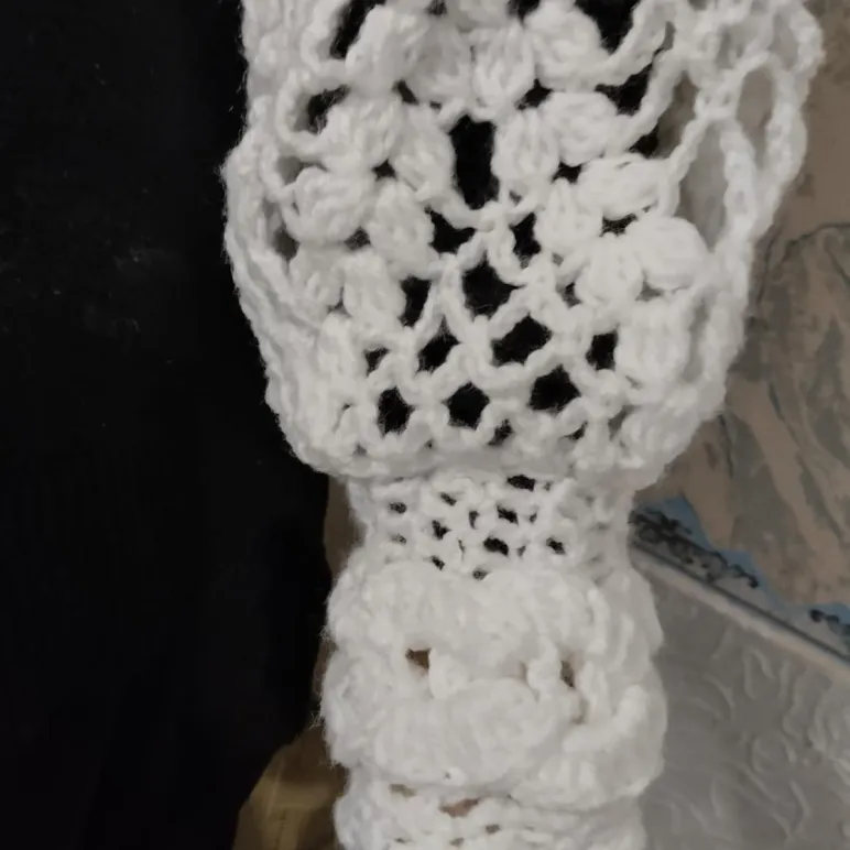 Болеро, шраг, накидка связанный крючком