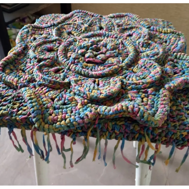 Объемный чехол (сидушка) на табурет, на заказ любой размер