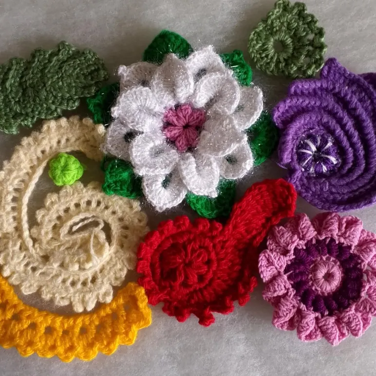 Сумочка клатч в стиле ирландского кружева