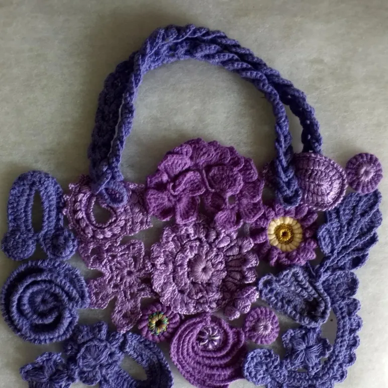 Образцы из мотивов (идеи для сумок), ирландское кружево