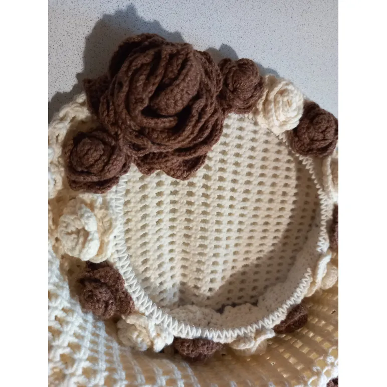 Летняя сумка-кисет "Ванильно-шоколадное лето"