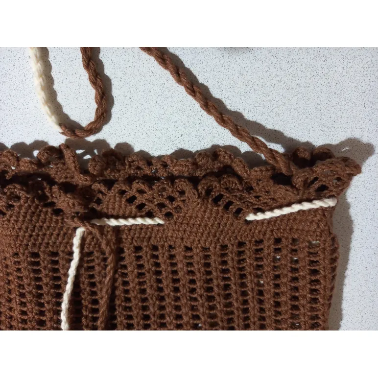 Летняя сумка-кисет "Ванильно-шоколадное лето"