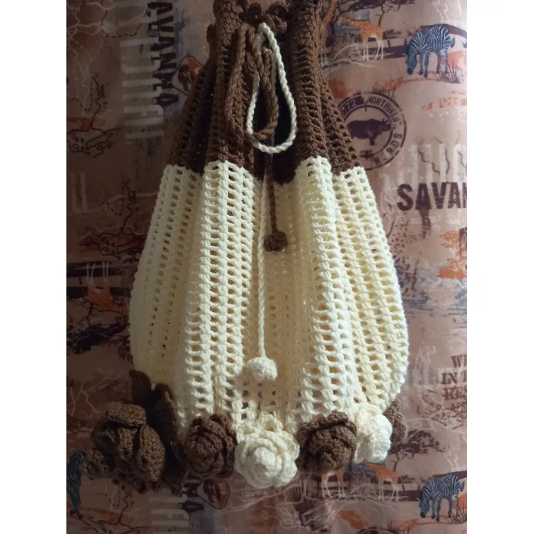 Летняя сумка-кисет "Ванильно-шоколадное лето"