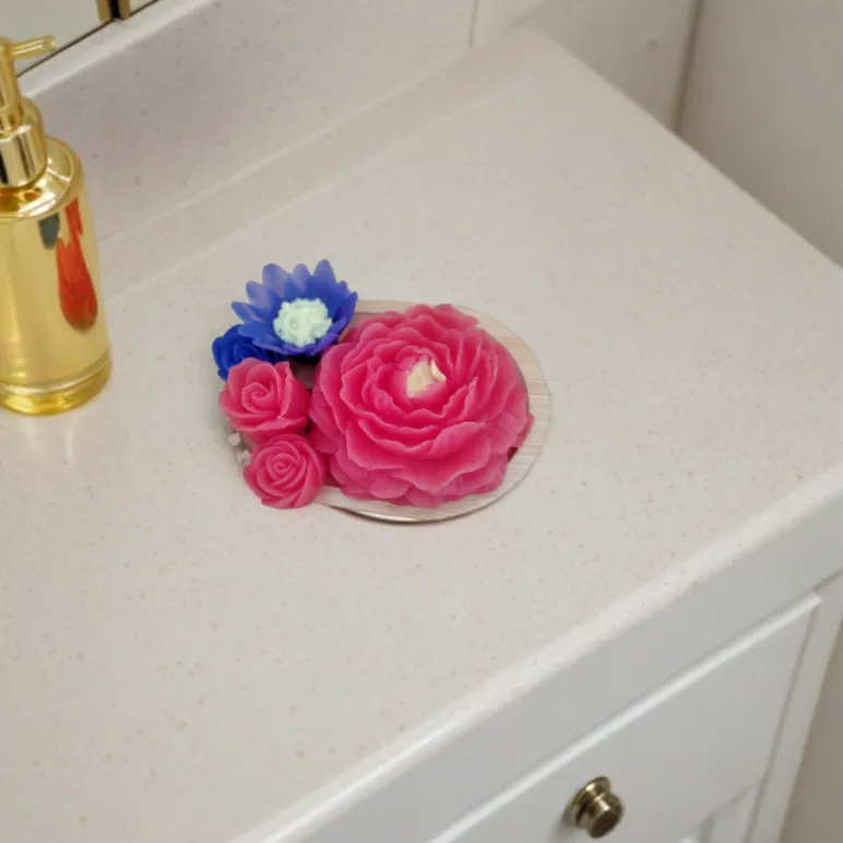 Набор мыла ручной работы "Пурпурные грёзы" сувенирное/подарочное