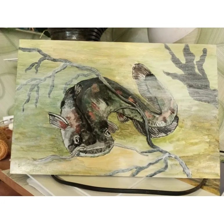 Картина "Молодой сом"